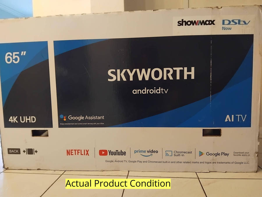 Skyworth 165 cm (65 inch) LED Ultra HD (4K) Android TV 2022 Edition (Black) (UNBOXED)