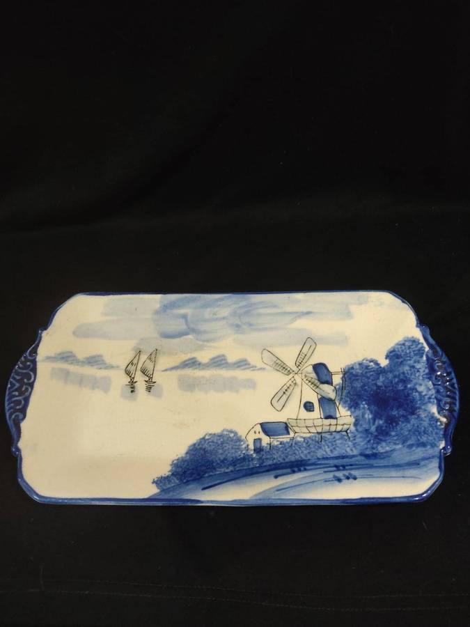 Vintage Blue Dutch Delft Display Plates  Made in Japan | Collectors Dream