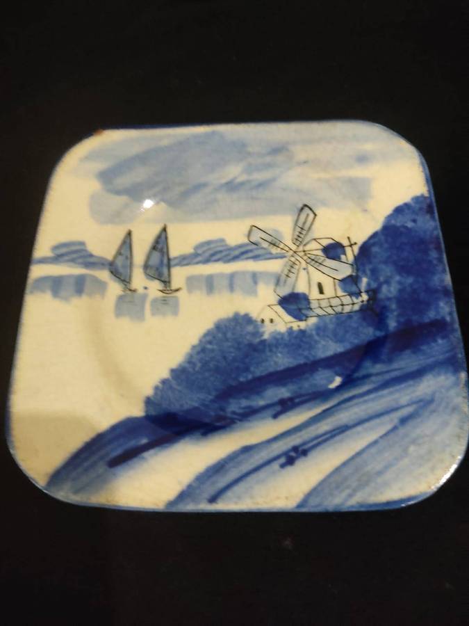 Vintage Blue Dutch Delft Display Plates  Made in Japan | Collectors Dream
