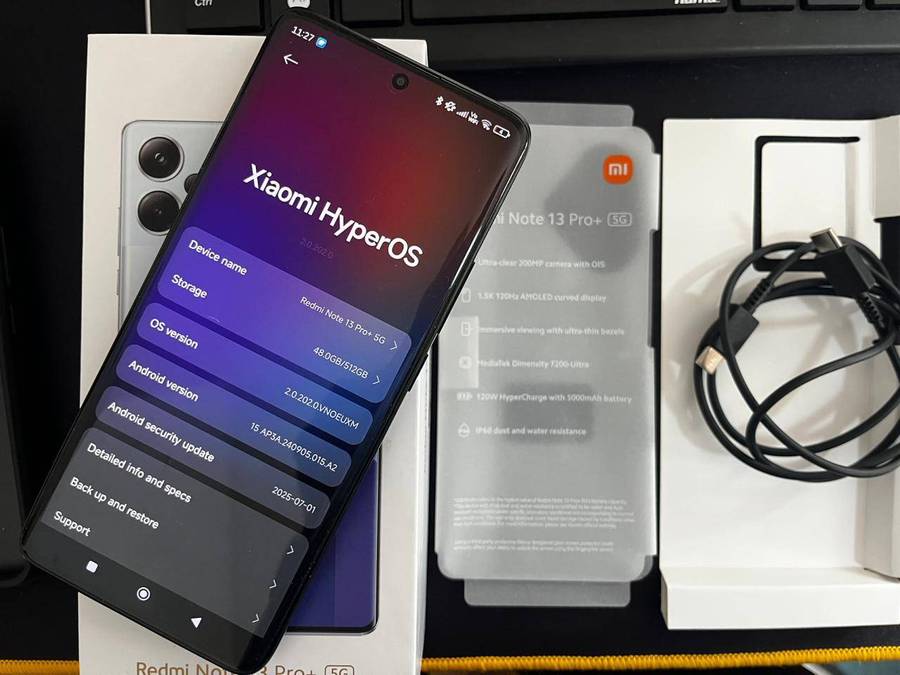 Redmi Note 13 Pro+ [5G] (Brand changed from Xiomi to Redmi)