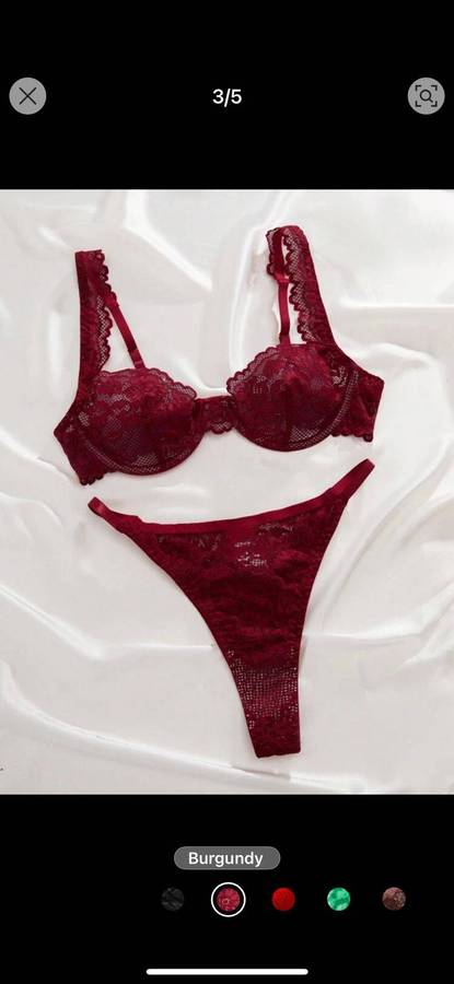 Pink lingerie
