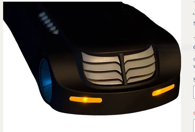 Batman Batmobile 61cm DC collectibles figure, never opened