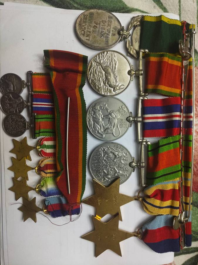 War medals collection
