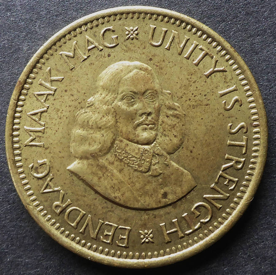 1/2 CENT "EENDRAG MAAK MAG" UNITY IS STRENGTH - 1961