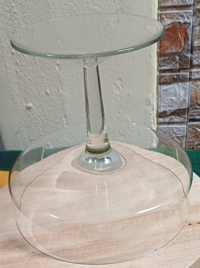 Modern Clear Glass Pedestal Bowl  Elegant & Versatile