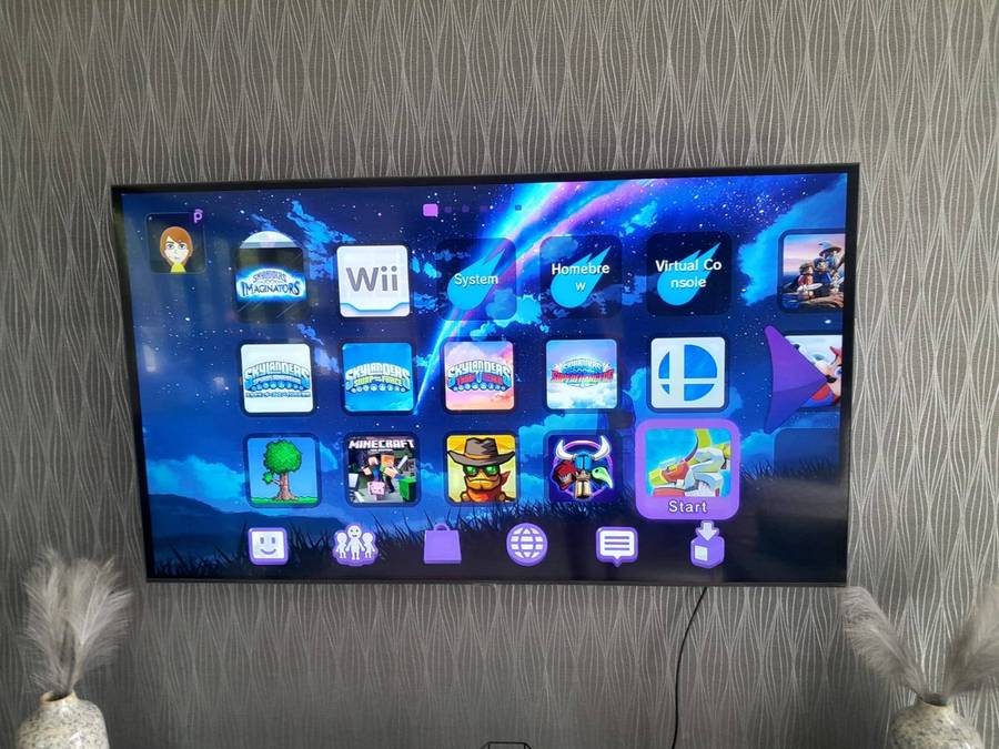 Modded Nintendo Wii U Console