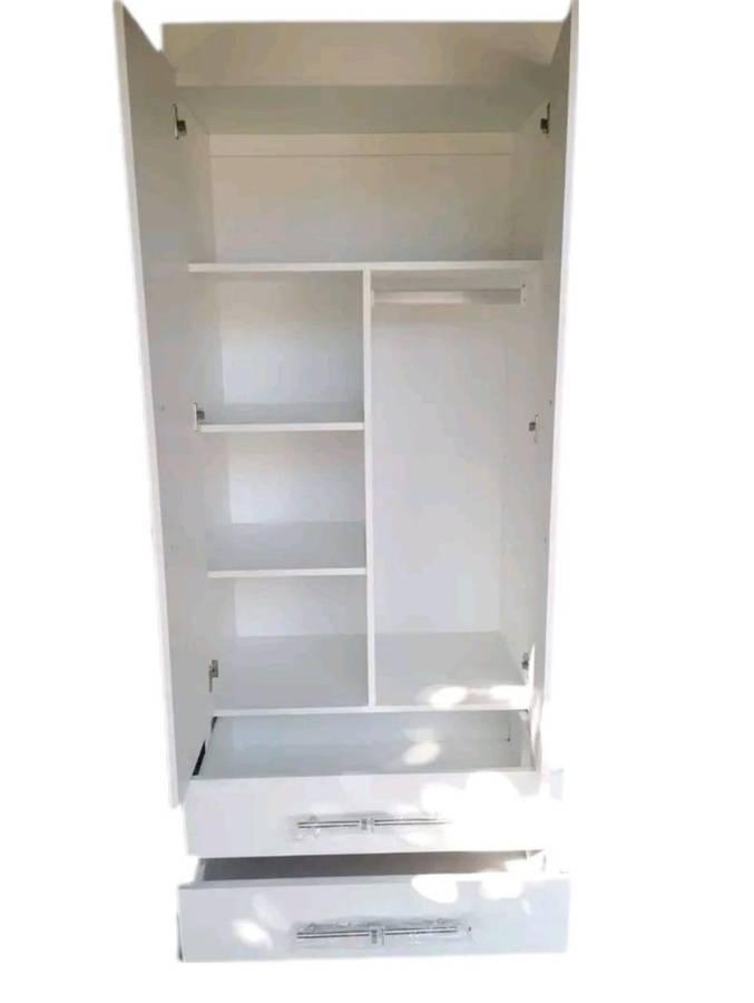 Nin9 Bedroom Cabinet with Drawers( Pre Assembled with Steel legs)