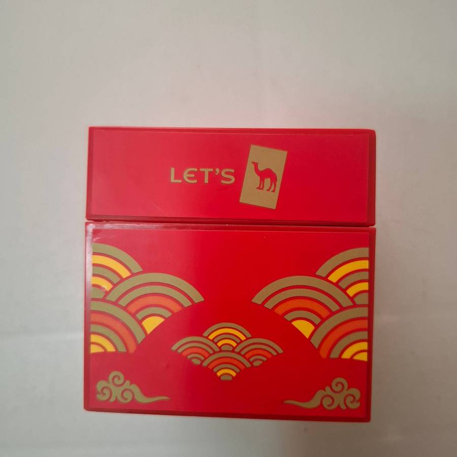 This is a Camel cigarette brand promotional ashtray, likely a collectible item given its decorative