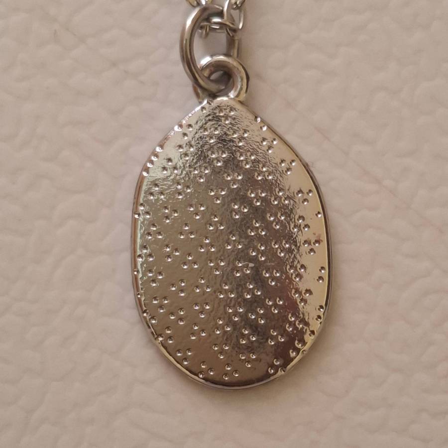 Silver-toned rose pendant necklace - Melissa or Jack Friedman style