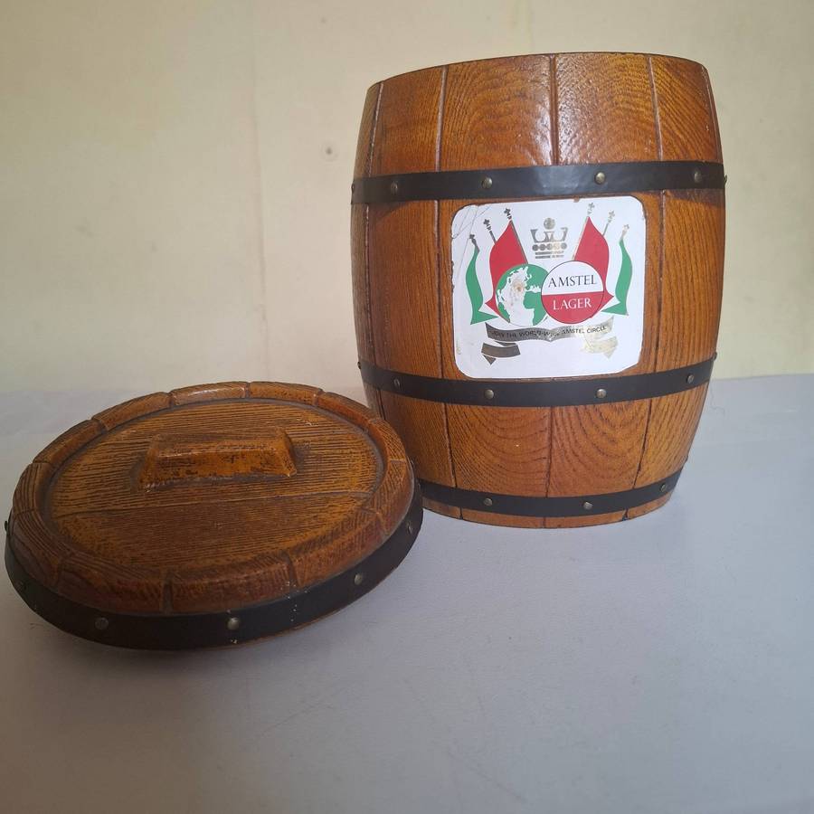 Vintage Amstel Lager ice bucket