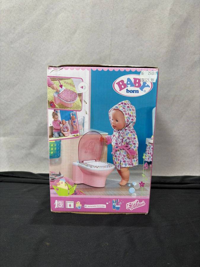Baby Born Doll Toilet Set