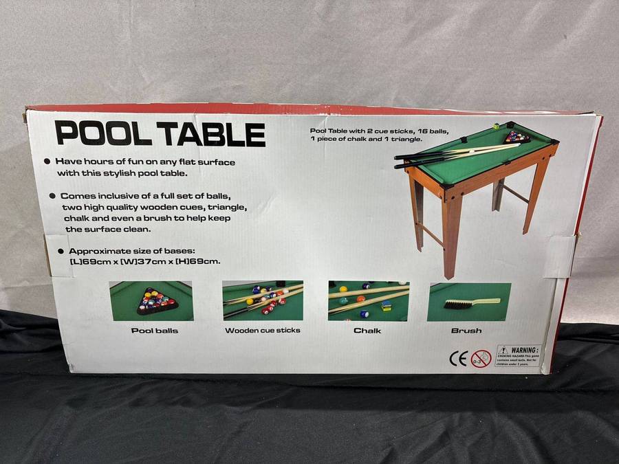 Pool Table (Perfect for kids and game rooms)