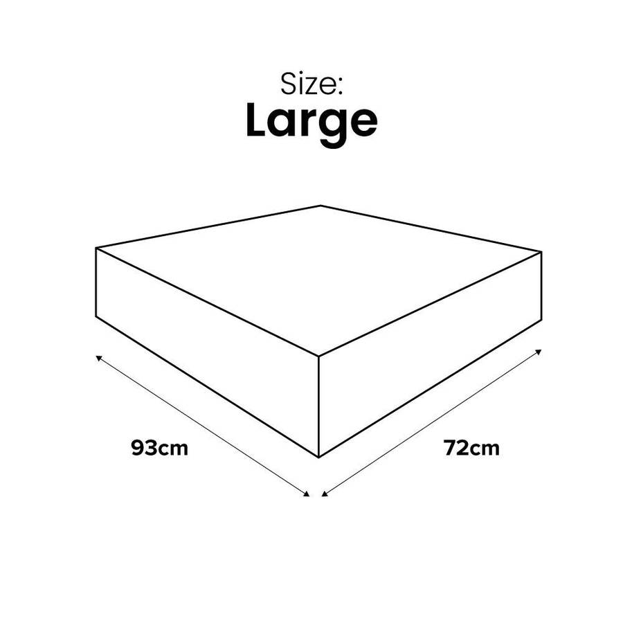 Large dog bed - Rip resistant, easy-to-clean, indoor/outdoor use