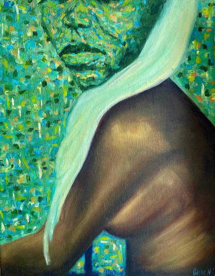 Quiet Resistance oil painting