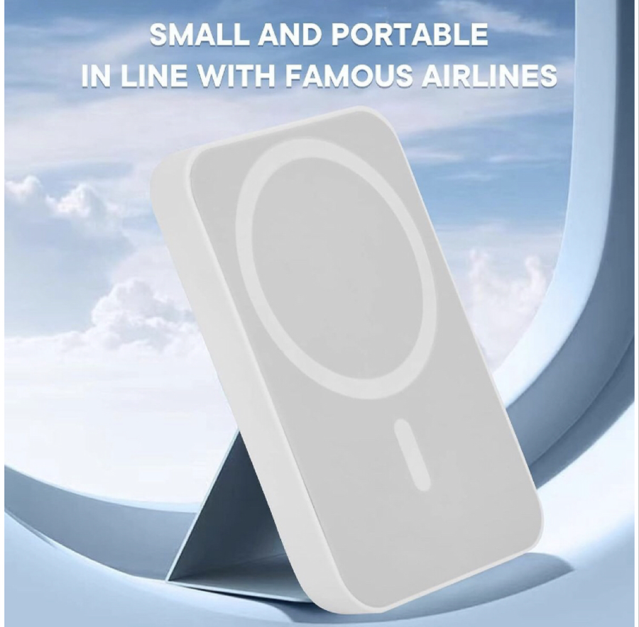 10000 Mah Magnetic Power Bank, Quick Charge , Wireless Fast Charging