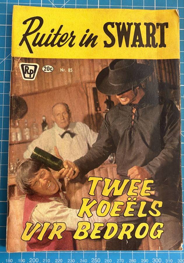 Ruiter in swart - twee koeels vir bedrog - nr 85