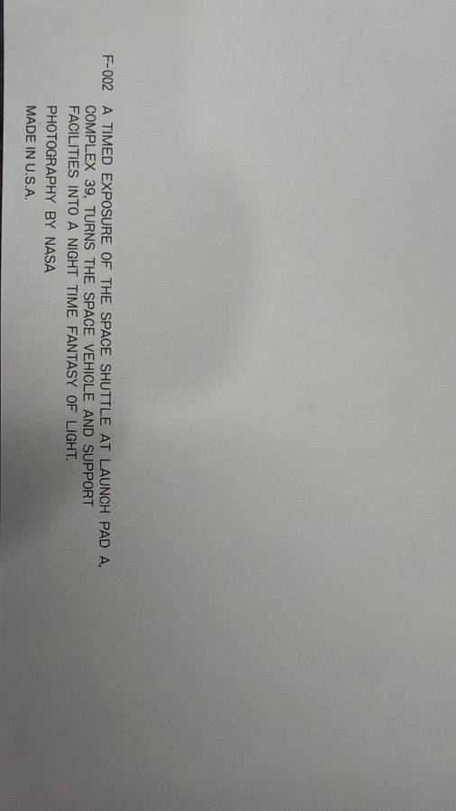 Space Shuttle Collection Posters - Timed exposure of the shuttle at Launch Pad A