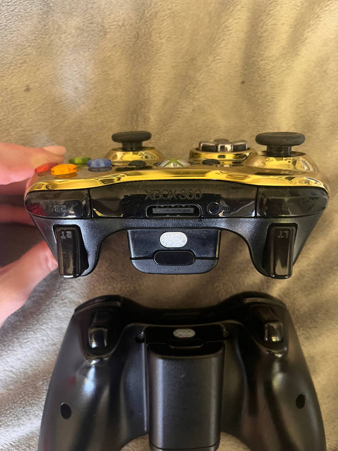 Xbox 360 Special Edition Chrome Series Gold Wireless Controller