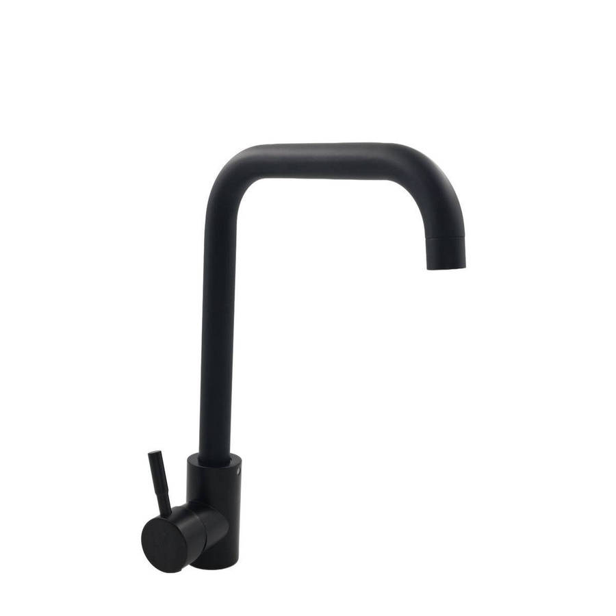 AIYI AY406-041 Matte Black Kitchen Sink Tap Kitchen Mixer Faucet Tap Matte Black Sink Mixer Faucet
