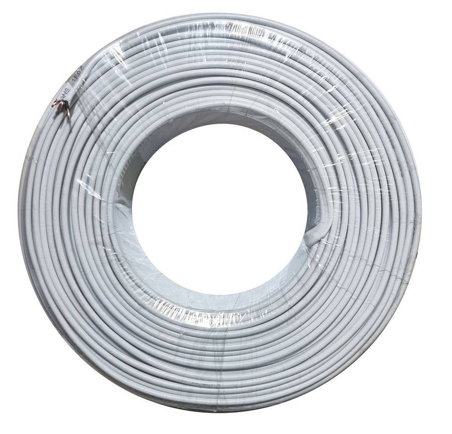 3 Core 2.5mm Twin and Earth Flat Cable 100m WHITE