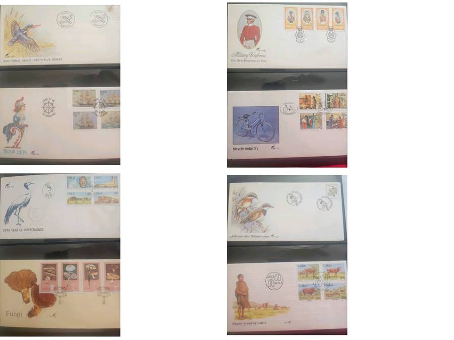 Collection of First Day Covers - Ciskei 1980's - 1990's