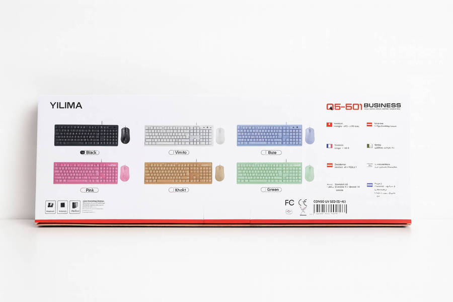 YILIMA QS-601 Business Keyboard & Mouse Combo
