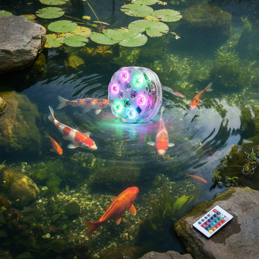 Remote Controlled Submersible/Fish Pond  LED RGB 1P68 16 Colors