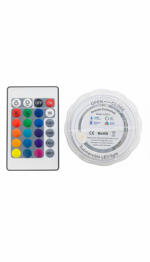 Remote Controlled Submersible/Fish Pond  LED RGB 1P68 16 Colors