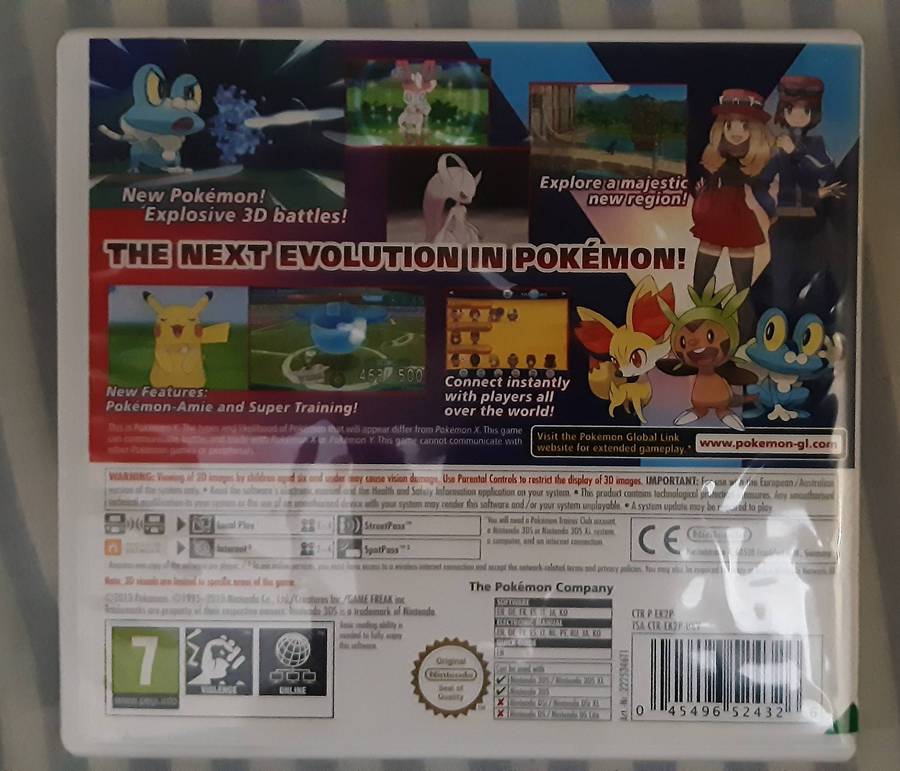 Pokemon Y Nintendo 3DS