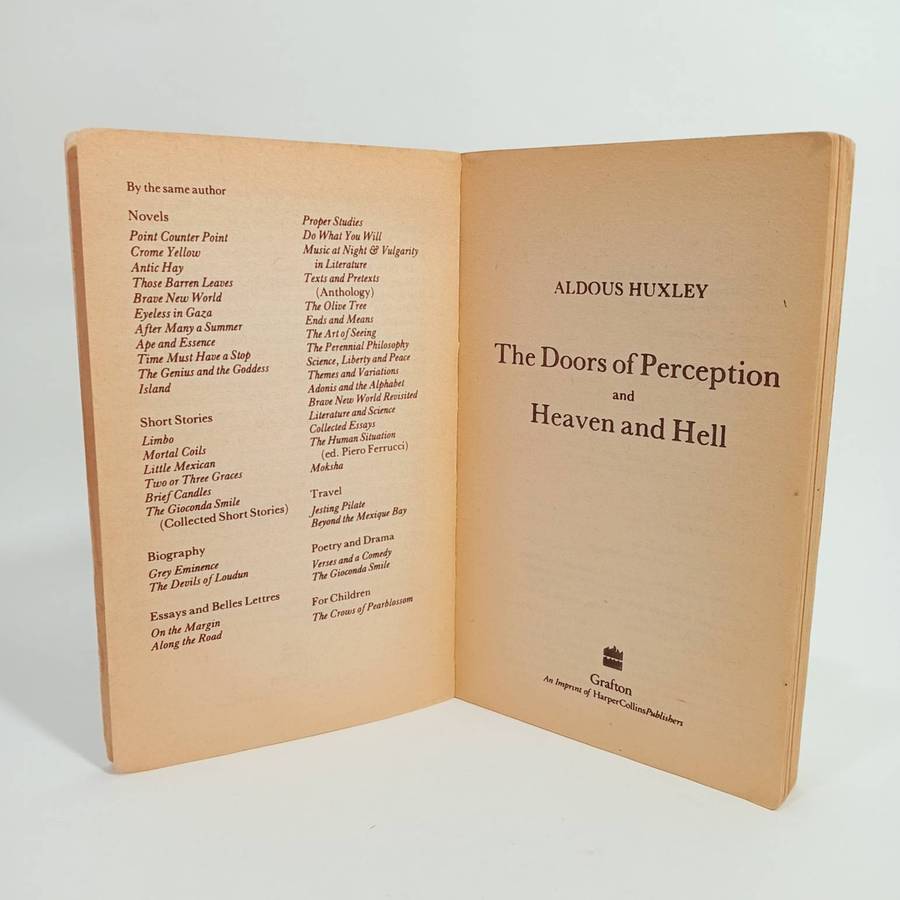 The Doors of Perception and Heaven and Hell by Aldous Huxley (Paperback 1977)