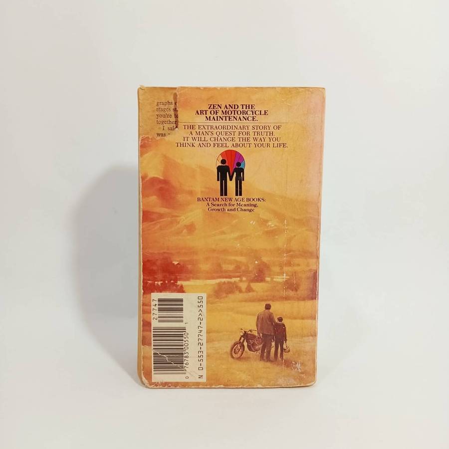 Zen and the Art of Motorcycle Maintenance - Vintage Paperback Book by Robert M. Pirsig - Bantam New