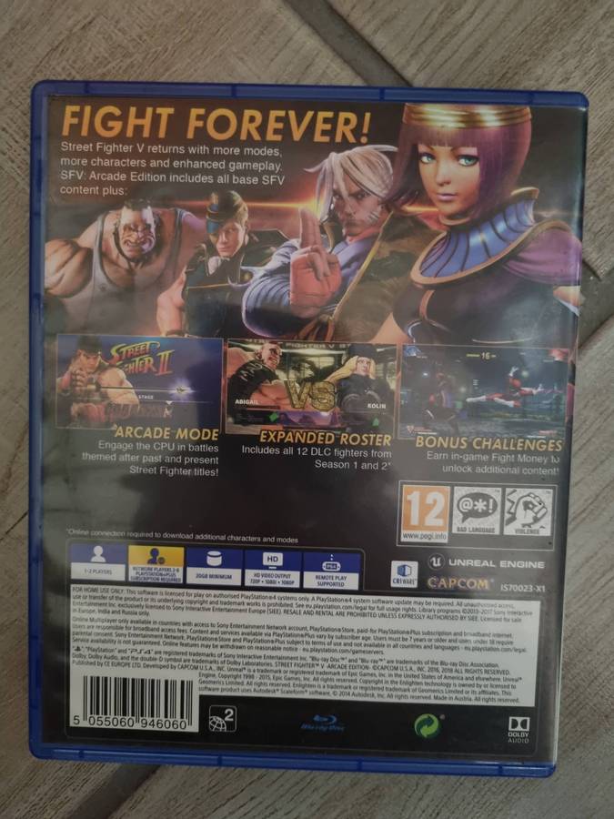 Street fighter 5 arcade edition ps4