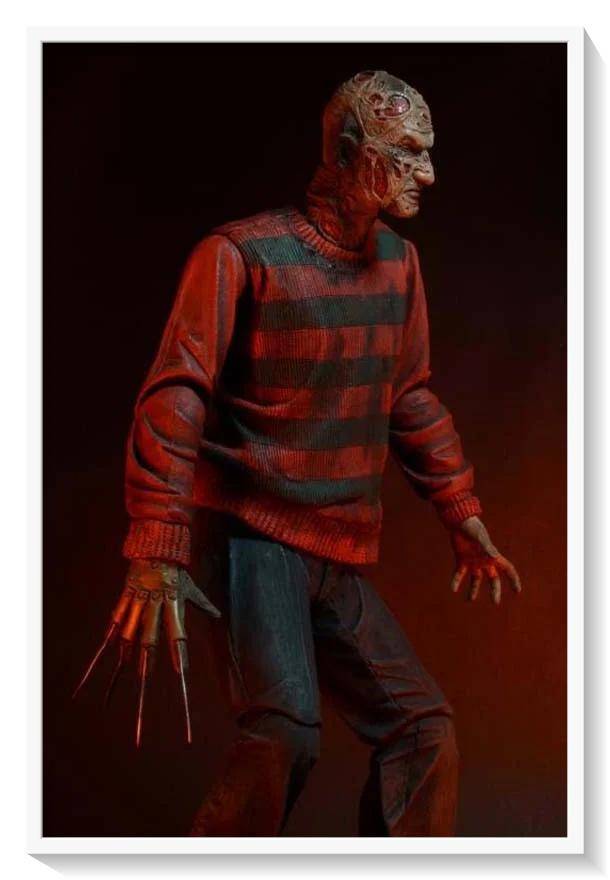 NECA Reel Toys - 30th Anniversary Ultimate Freddy Kruger - Box Dimensions 230mm by 160mm - Horror*