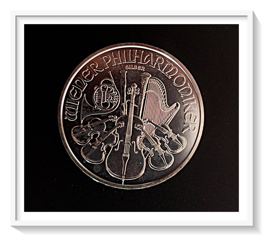 Silver Austrian Philharmonic 1 OUNCE FINE SILVER COIN - 2019 - Uncirculated - 1OZ 99.9 Fine Silver