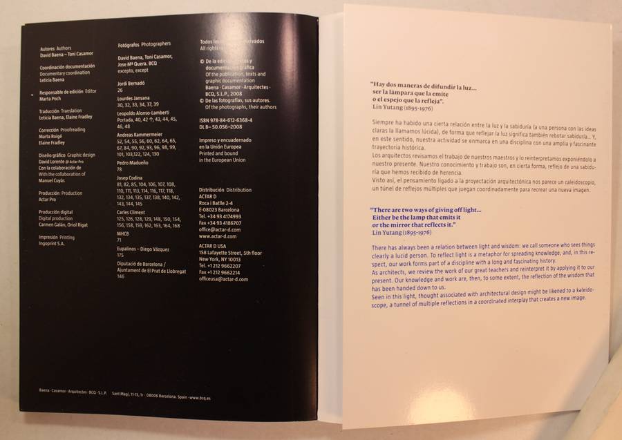 Arquitectos Reflejos/Reflections by Baena Casamor Softcover Book