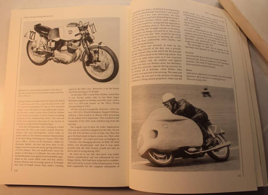 Classic German Racing Motorcycles by Mick Walker Softcover Book