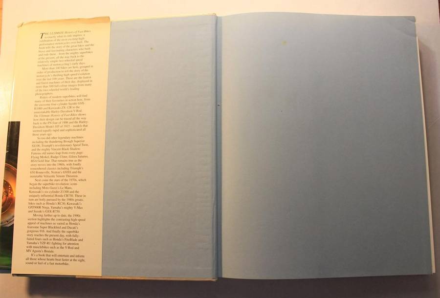 The Ultimate History of Fast Bikes by Roland Brown Hardcover Book