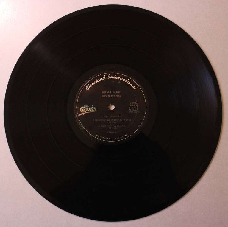 Meatloaf Dead Ringer Vinyl LP (No Cover)