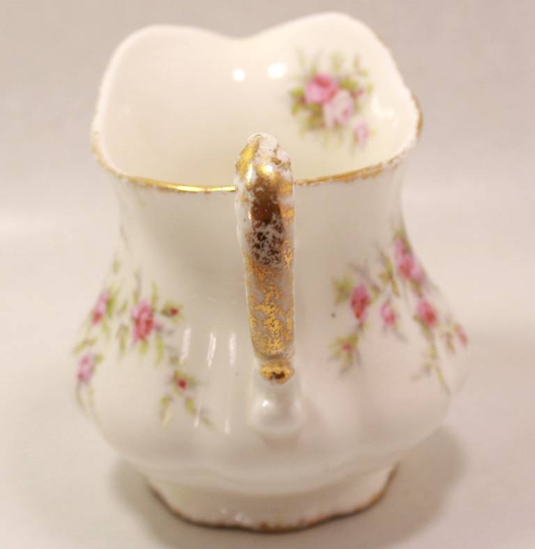 Paragon Victoriana Rose Bone China Footed Creamer and Sugar Bowl
