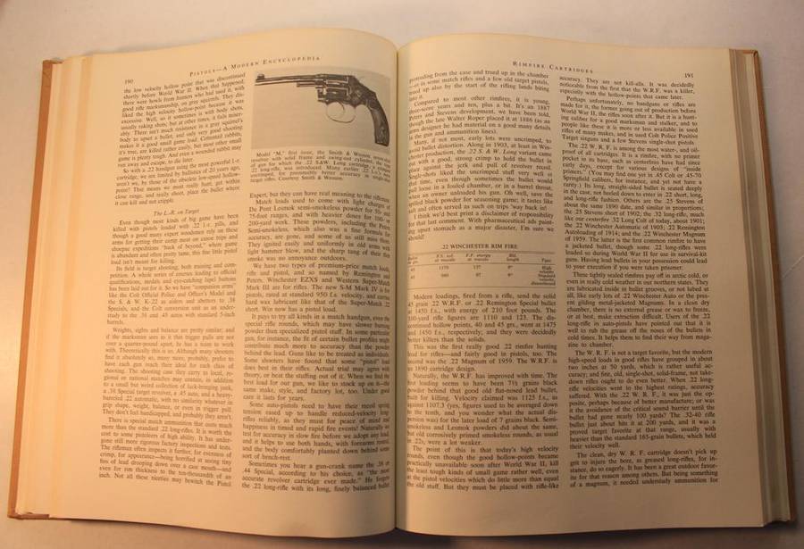 Pistols A Modern Encyclopedia by HM Stebbins, AJE Shay & O Hammond Hardcover Book