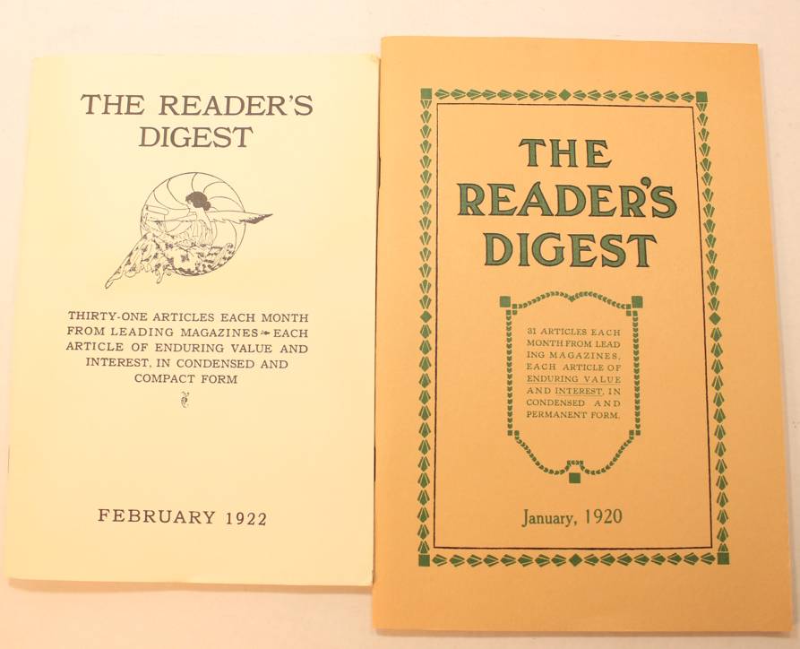 The Readers Digest The First Of Fifty Years Volume One Number One Boxed Set
