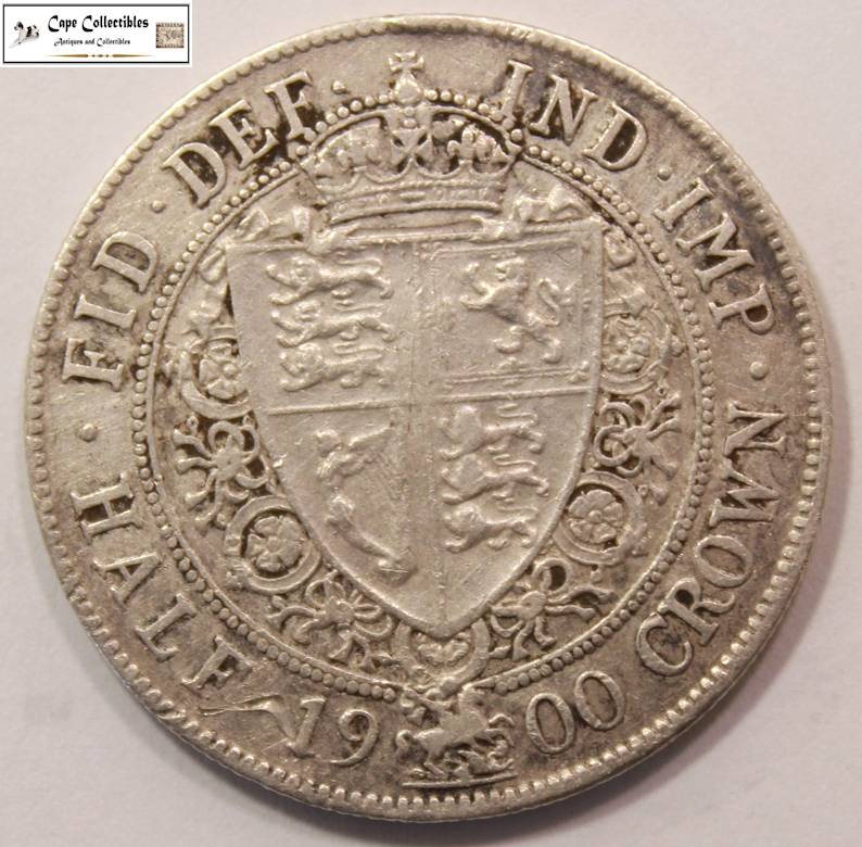 United Kingdom 1/2 Crown 1900 Coin Circulated