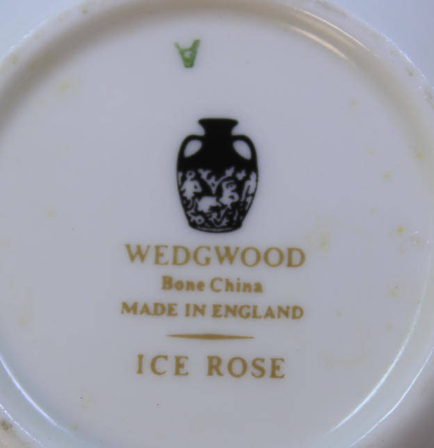 Bone China Ice Rose Bud Vase by Wedgwood