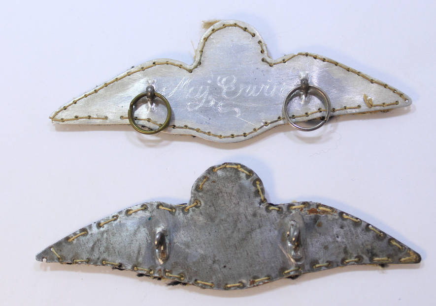 Pair of WW2 South African Air Force Pilots Cloth Wings