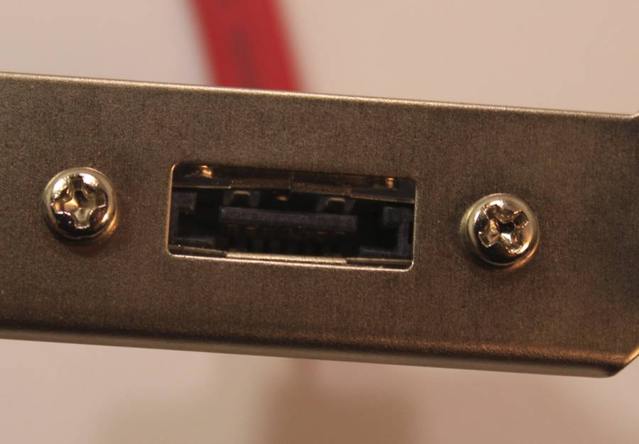 SATA Motherboard Expansion Cable 30cm for External SATA on ATX Bracket