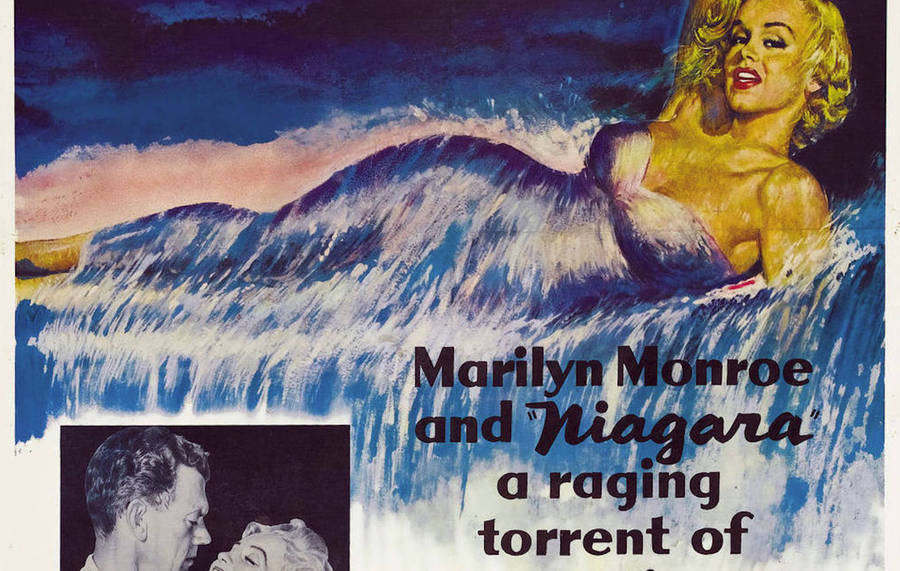 Vintage Film Noir Niagara Poster Digital Download