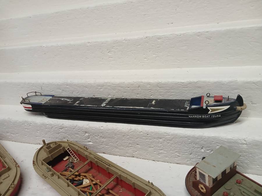 HO SCALE - X4 BARGE BOATS
