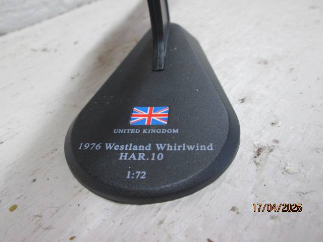 1:72 - DIE CAST MILITARY HELICOPTER  - 1976 WESTLAND WHIRLWIND