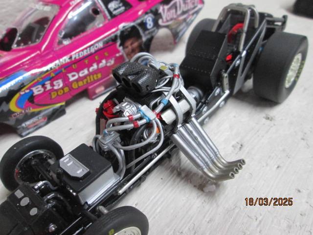 DIE CAST - 1:24 SCALE - RACING CHAMPIONS - DODGE BIG DADDY VON DUTCH  - FUNNY CAR - BOXED