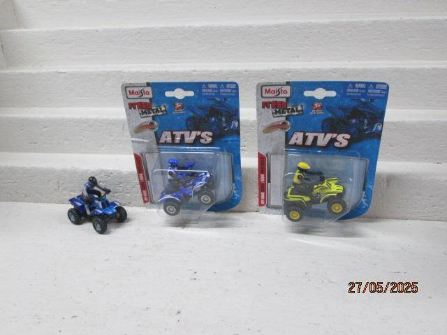 DIE CAST - MAISTO - QUAD BIKES - X3 - BOXED
